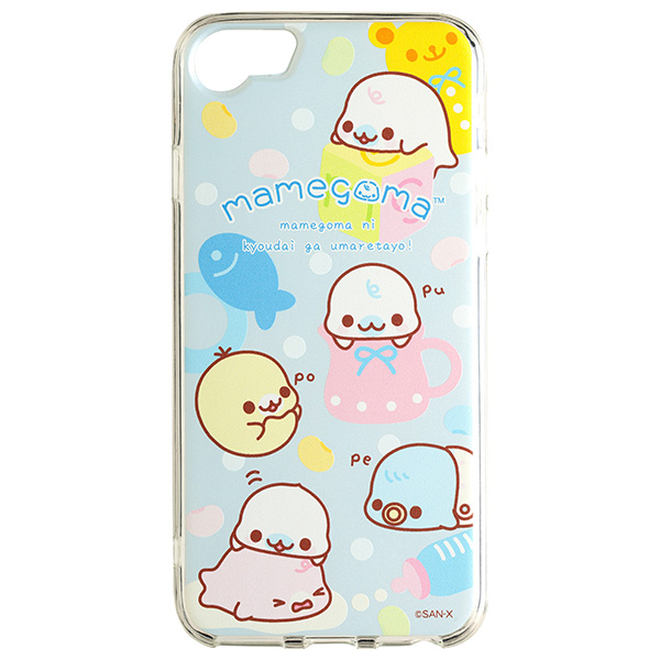 まめゴマ - 【限定】まめゴマ クリアスマホケース（A・iPhone7/8/SE