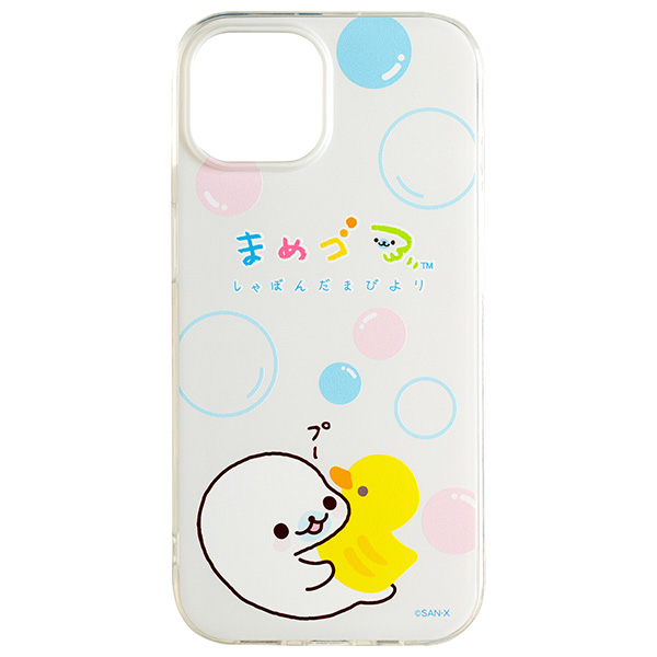 Mamegoma Clear Smartphone Case (B - iPhone 15) [Scheduled for delivery mid-June 2026]