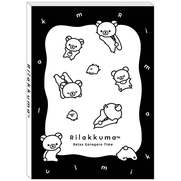 リラックマ - メモパッド（BASIC RILAKKUMA MONOCHROME・B