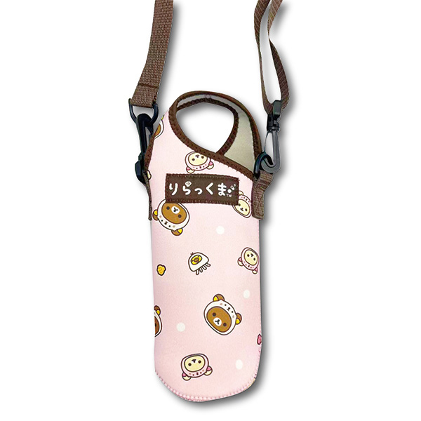 Rilakkuma Pet Bottle Holder (Dararakko Pink)