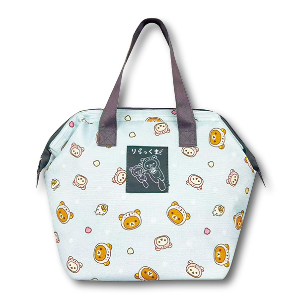 Rilakkuma Insulated Clasp Bag (Dararakko - Blue)