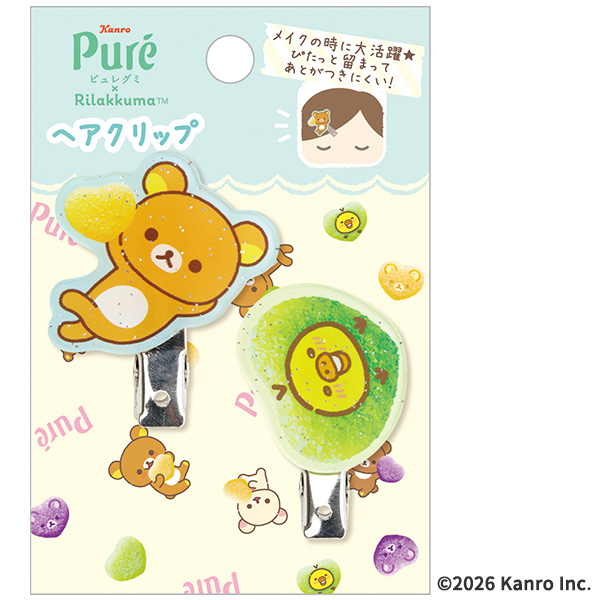 Hair clip (Pure Gummy x Rilakkuma - A)