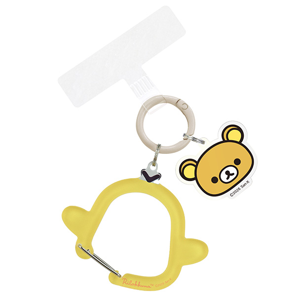 Rilakkuma Multi-Ring Plus with Clear Carabiner (Kiiroitori & Rilakkuma)
