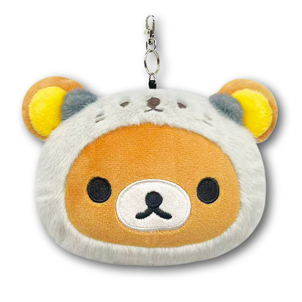 Face Reel Pass Case (Dararakko Rilakkuma)