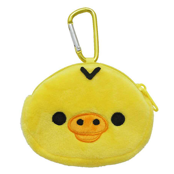 Rilakkuma Mini Pouch with Carabiner (Kiiroitori)