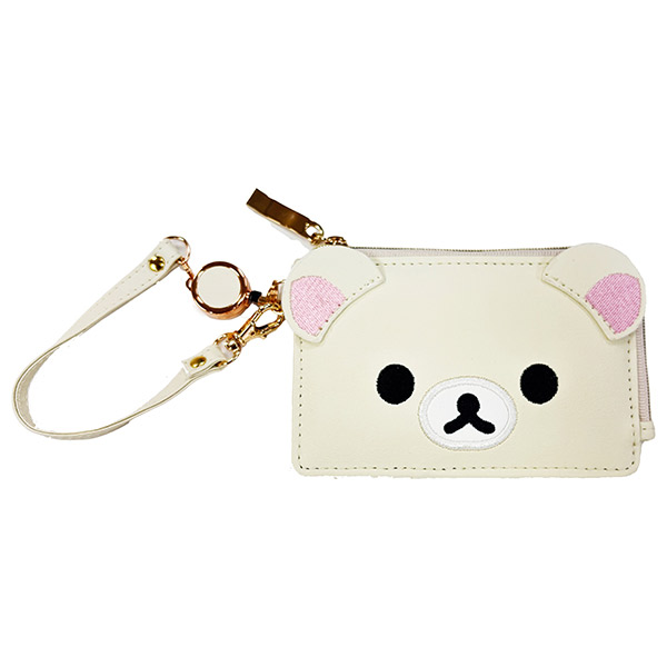 Rilakkuma Coin Pass Case (Korilakkuma Face)