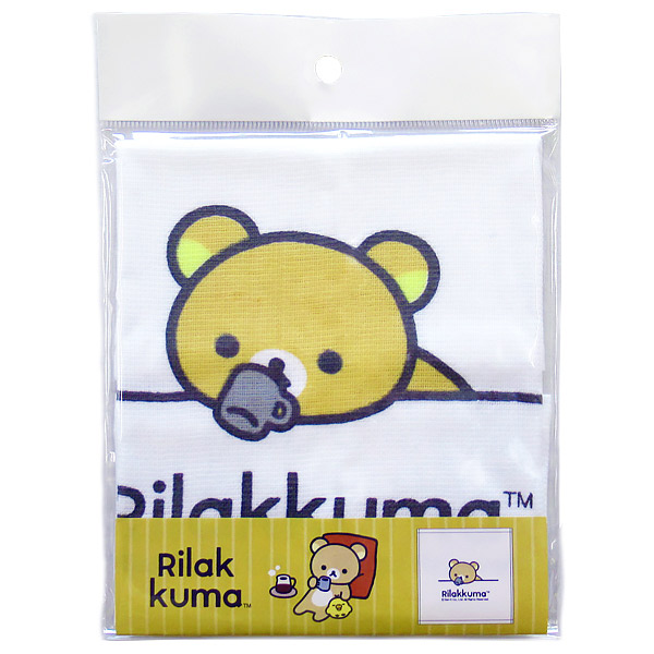 リラックマ | リラックマ ふわさらタオルハンカチ（BASIC RILAKKUMA
