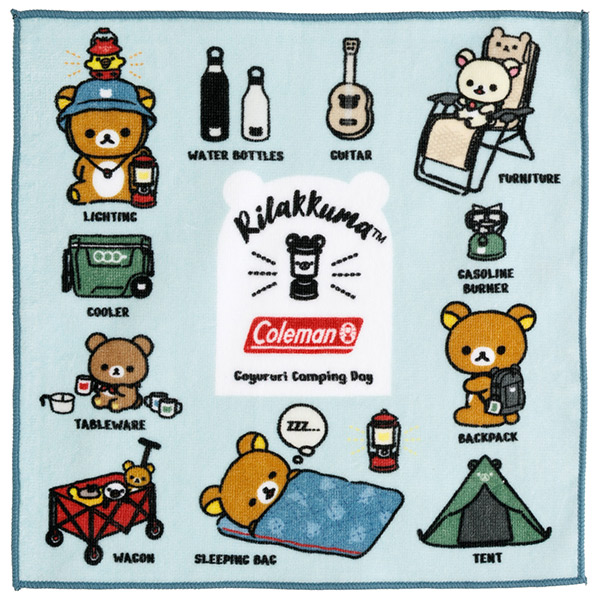 限定 リラックマ | ミニタオル（コールマン×リラックマ） | San-X Net Shop