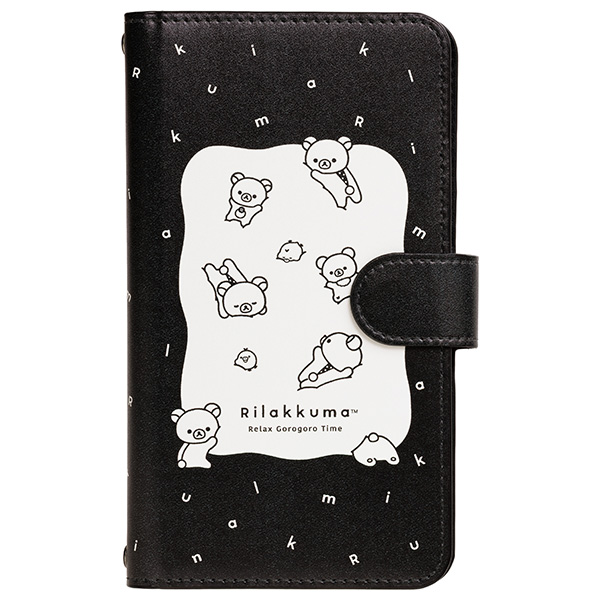 Rilakkuma Multi-Flip Cover (BASIC RILAKKUMA MONOCHROME・L) [Scheduled for delivery mid-June 2026]