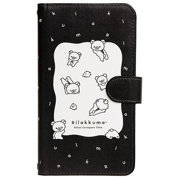 Rilakkuma Multi-Flip Cover (BASIC RILAKKUMA MONOCHROME・LL) [Scheduled for delivery mid-June 2026]