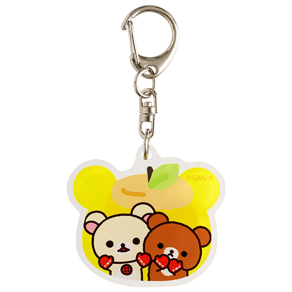 Rilakkuma Acrylic Keychain (Chairoikoguma 10th Anniversary - A) [Scheduled for delivery mid-June 2026]