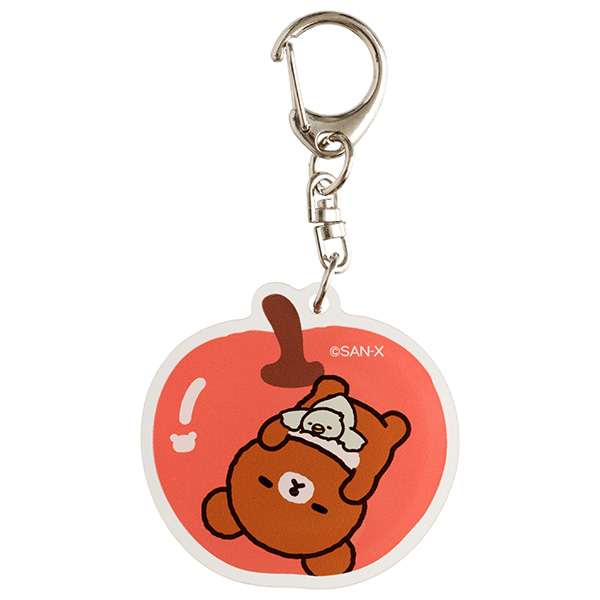 Rilakkuma Acrylic Keychain (Chairoikoguma 10th Anniversary - C) [Scheduled for delivery mid-June 2026]