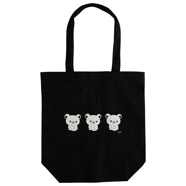Rilakkuma Tote Bag (Japanese Rilakkuma - Black) [Scheduled for delivery in late June 2026]