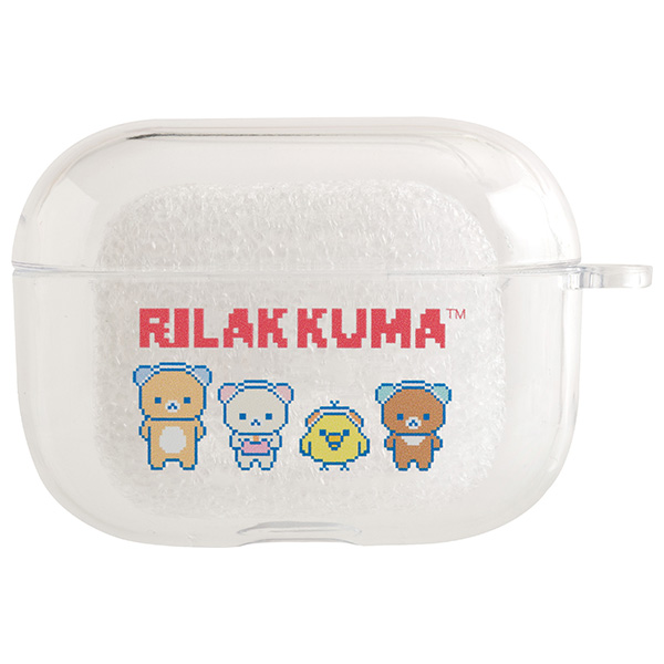 Rilakkuma Clear Wireless Earphone Case (Gaming Rilakkuma, compatible with AirPods Pro) [Scheduled for delivery mid-July 2026]