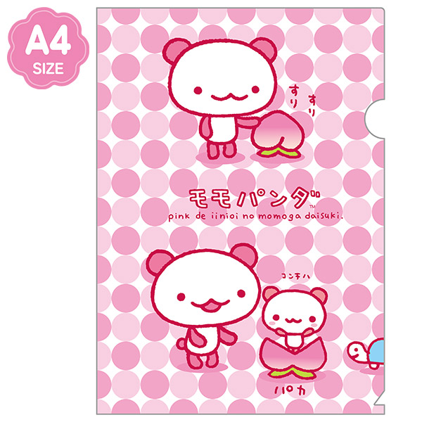サンエックスユニバース | クリアホルダー（モモパンダ） | San-X Net Shop