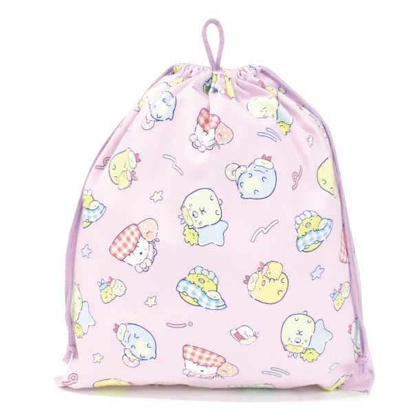 Sumikkogurashi drawstring bag (purple, large)