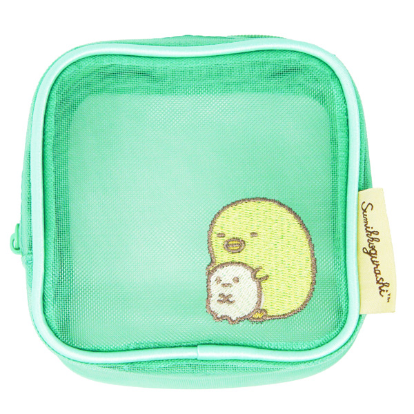 Sumikkogurashi Mesh Pouch (Penguin?)