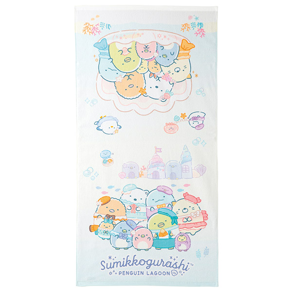 Sumikkogurashi Bath Towel (Penguin Lagoon)