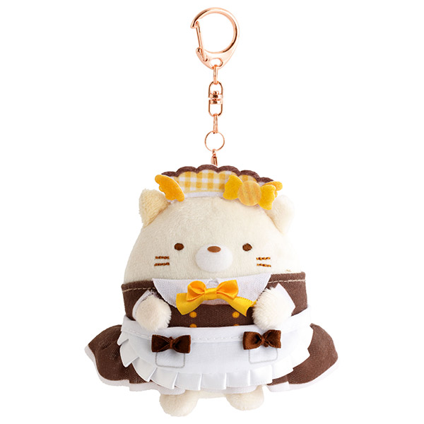 Sumikko Gurashi Hanging Plush Toy (At Home Cafe x Sumikko Gurashi - Cat)