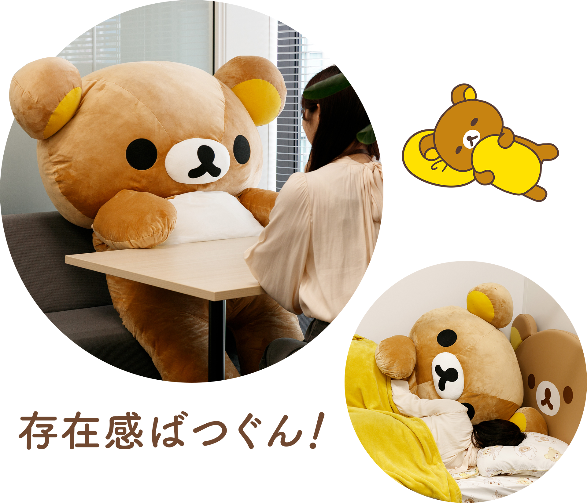 リラックマ - 【限定】実物大リラックマぬいぐるみ - サンエックス